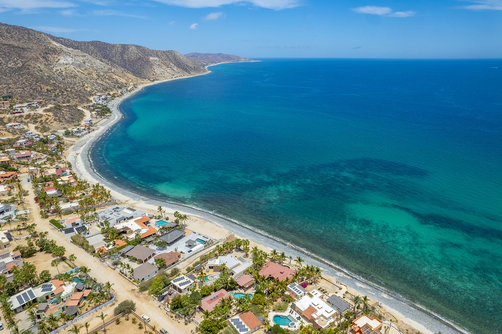 Aerial view of property