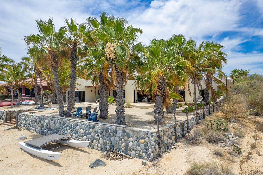 Aerial view of the Baja coastline